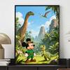 Disney Diamond Painting Mickey Dinosaur Safari Adventure Diamond Art Painting Set for Home Office Decoration Handmade Gifts