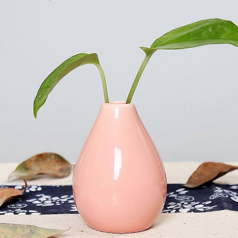ins style creative ceramic vase decoration living room flower arrangement dried flower art personality small diameter flower utensil modern minimalist