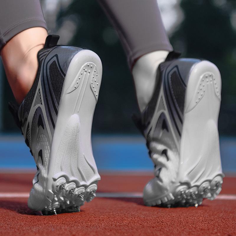 New track and field shoes men's and women's spikes medium and long running standing long jump shoes high school entrance examination physical test sp