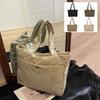 Fashion Lady Laptop Handbags Large Capacity Women Cloud Tote Bag Puffer Shoulder Bag  for Winter