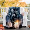 1pc The Witcher Theme Blanket - Digital Print, Polyester, Cozy for All Seasons, Perfect for Outdoor, and Travel