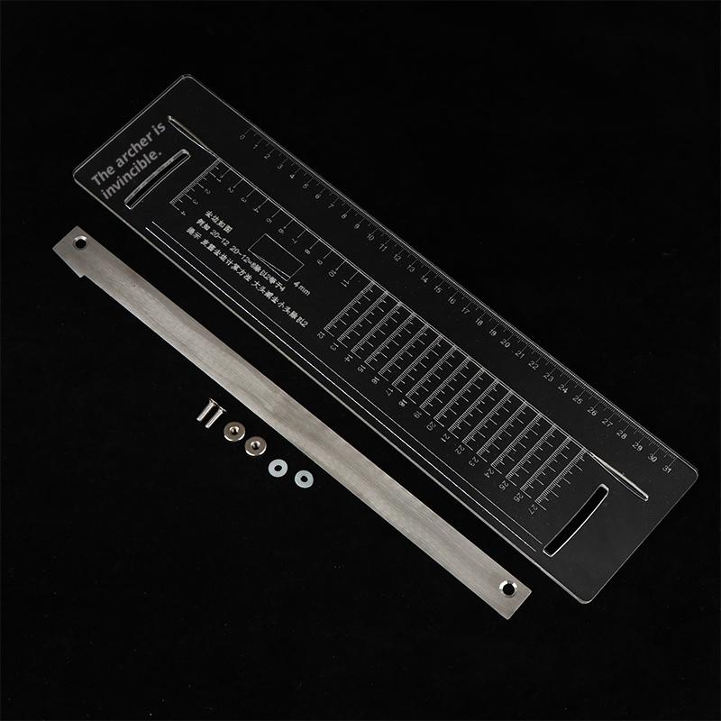 Diy Slings Rubber Band Cutting Board, Universal Ruler For Making Various Sizes Of Rubber Bands, Hunting Rubber Bands Making