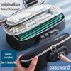 High-Capacity Waterproof Pencil Case with Lock - Anti-Theft Student Stationery Bag