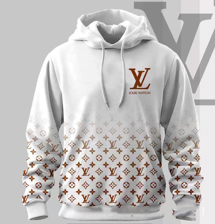 Leichter Luxus-Freizeithoodie mit Allover-Print, Frühjahr/Herbst 2025