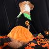 Lustige Hundekleidung Halloween Hundekostüm Haustierrock Kürbisdruck Welpenkleid Chihuahua Yorkies Party Warme Kleidung Heimtierbedarf