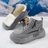 Winter Snow Boots for Men Add Velvet Men's Sports and Leisure Wear-resistant Non-Slip Sneakers Soft and Comfortable Ankle Boots