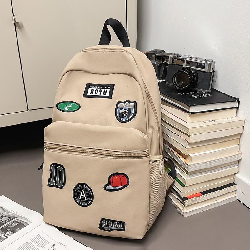 Print Student Schoolbag Unisex Lightweight Large Capacity Backpack