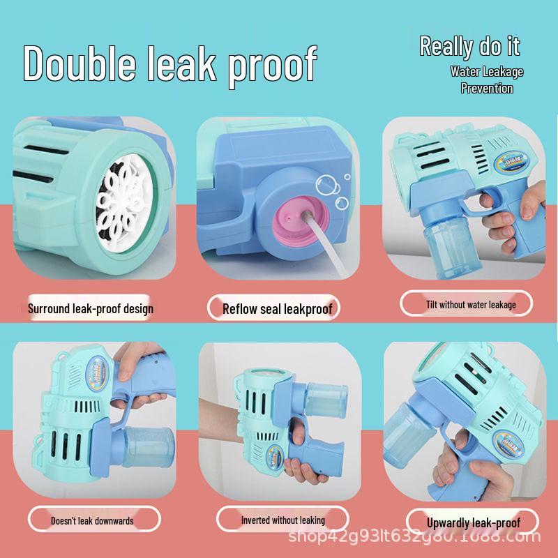 TikTok Electric Bubble Gun: Automatic Bubble Machine Toy for Kids