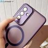 Magsafe Magnetic Wireless Charge Case For Samsung Galaxy S25 Ultra S24 FE S23 S22 Plus A56 A36 A26 A55 Matte Hard Armor Cover
