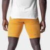 Men's Outdoor Quick-Dry Elastic Training Shorts with Reflective Details