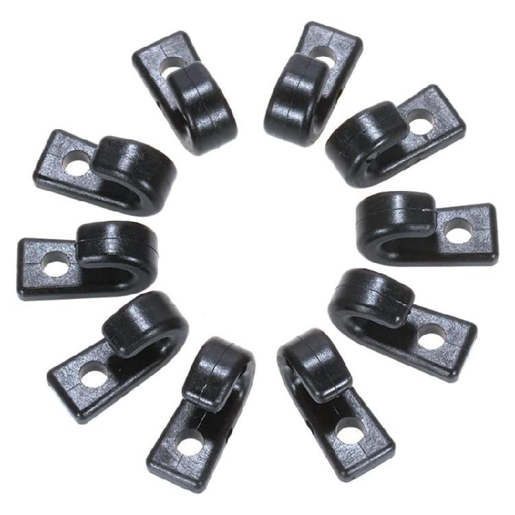 50Pcs Kayak Bungee  Hook Tie Down Hook Kayak Attachments J  Hook for Kayaks Canoes Rowing Boats Easy To Install