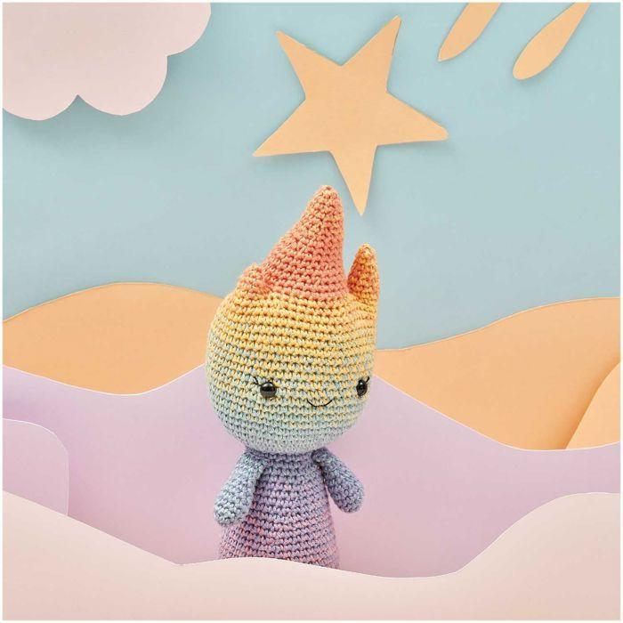 Pelote de laine - RICO DESIGN - Spin Spin - 50 g - 115 m - Arc-en-ciel Neutre