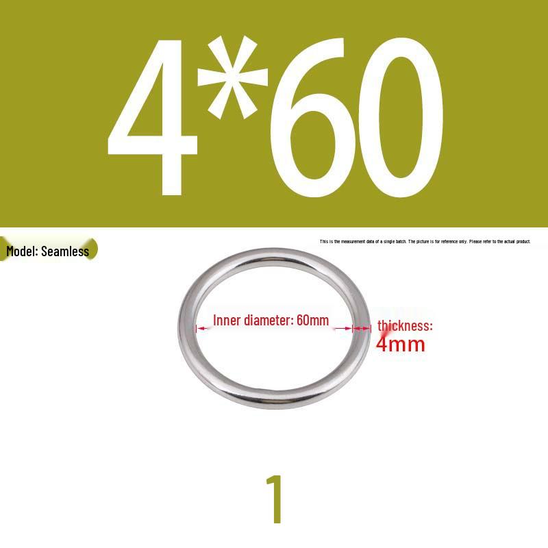 304 Stainless Steel Seamless O-Ring for Lifting and Hammock Yoga Connection