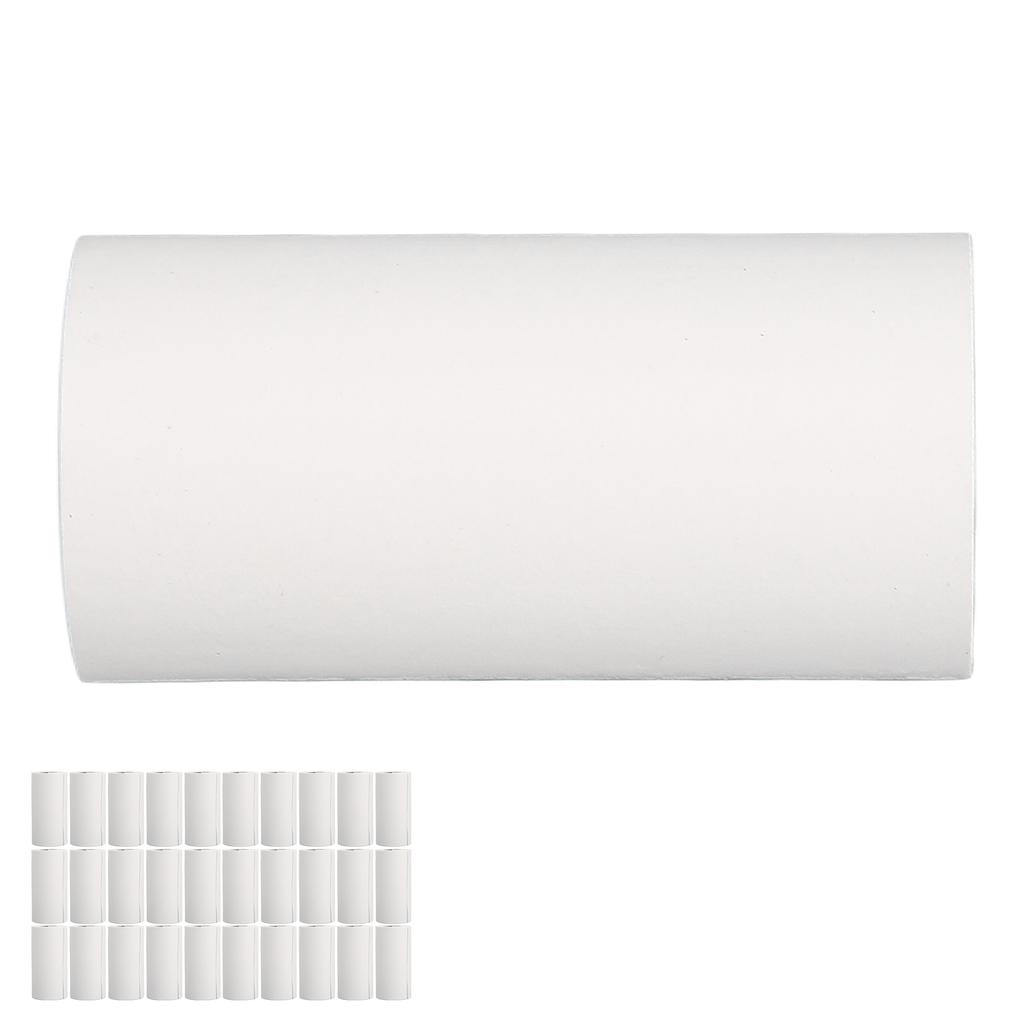 30pcs Thermal Printing Paper 57x30mm Uniform Coating Clear Printing Receipt Printing Label for POS