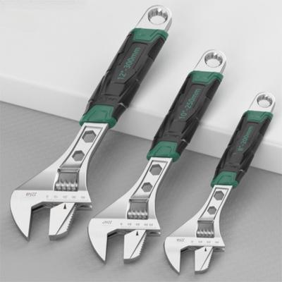 Metal Universal Spanner Long Handle Clamp Wrench Portable Adjustable Wrench Car Repair