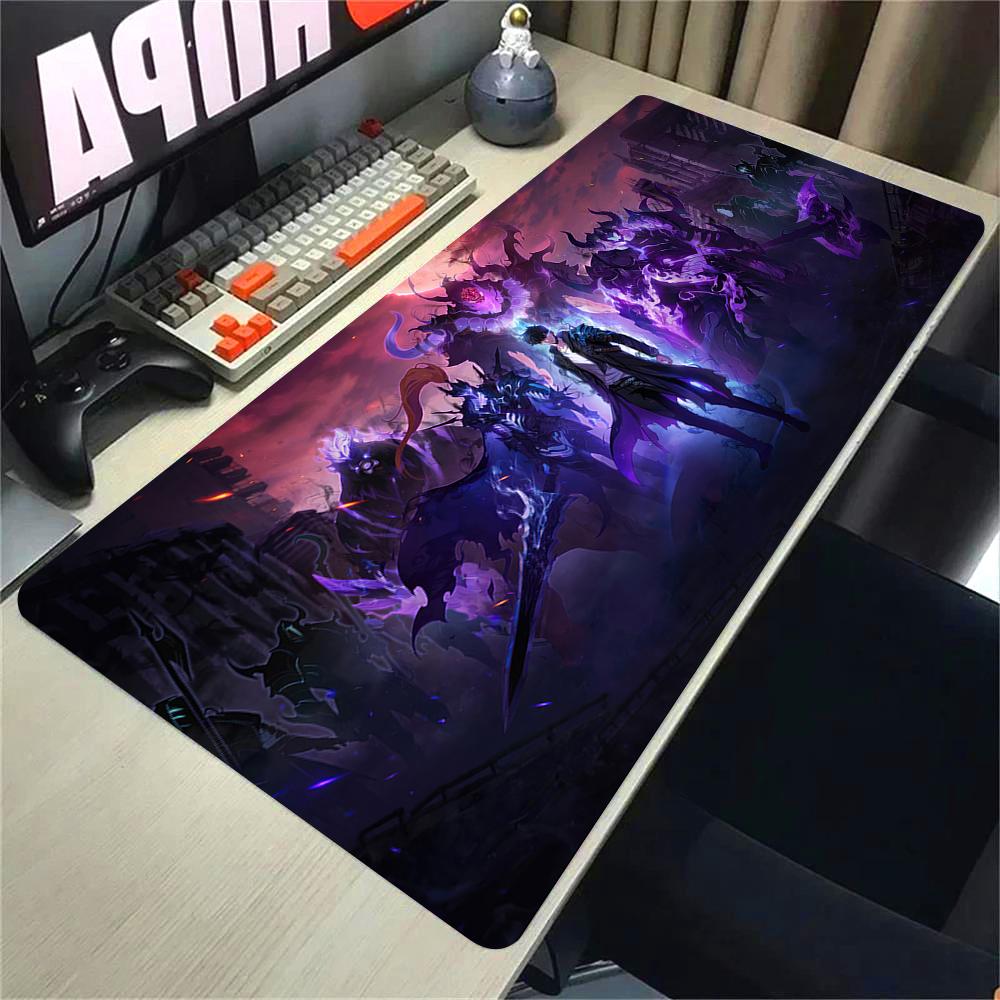 Solo Leveling Anime Podložka pod myš HD Tisk Počítačoví Hráči Zamykací Okraj Guma Protiskluzová Podložka pod myš XXL xcm Klávesnice PC Podložka na stůl