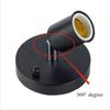 JOYINLED 360° drehbare dimmbare Wandleuchte, Aufputzmontage, E27-Birne austauschbar, Innenbeleuchtung für Schlafzimmer, Flur, Treppenhaus