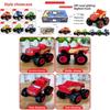 Blaze Monster Machines Set autíček na setrvačník RC Offroad s tématem ohně pro děti