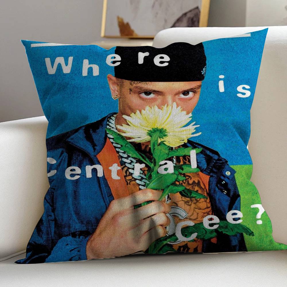 Singer Central Cee Personalized Pillow Dust Cover Bedroom Kids Party Decoration Pillowcase Birthday Children Gift