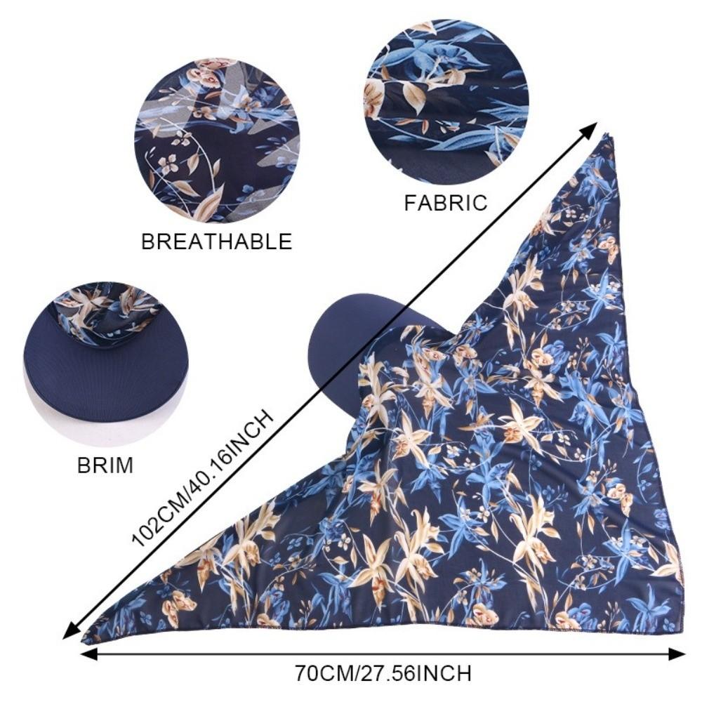 Pre-Tie Headscarf Chemo Headwear Sun Protection Chemo Cap Chiffon Baseball Cap Available All Year