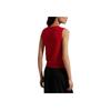 Polo Ralph Lauren Pull sans manches à col rond avec logo brodé pour femme 211961278-001