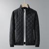 Men's Winter Men's Baseball Collar Feather Jung Cotton Jacket Fleece Thickened Trend Cotton Jacket Men's Jacket