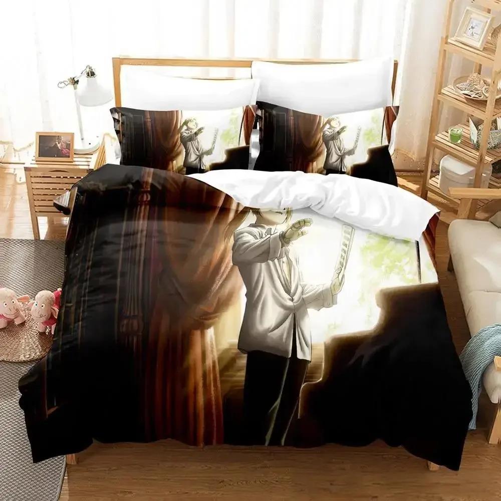 Fullmetal Alchemist Bedding Set Single Twin Full Queen King Size Bed Set Aldult Kid Bedroom Duvet Cover Sets 3D Print Anime Bed