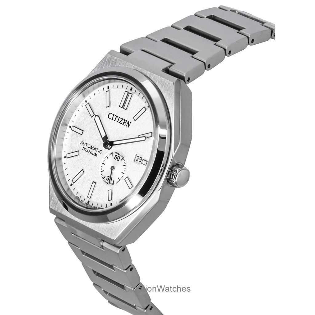 Citizen Zenshin Super Titanium Silver Dial Automatic NJ0180-80A 100M Men's Watch