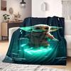StarWars Flannel Blanket Print Cartoon for Bedrooms Sofas Beds Chairs Picnics Travel Home Decor Gift