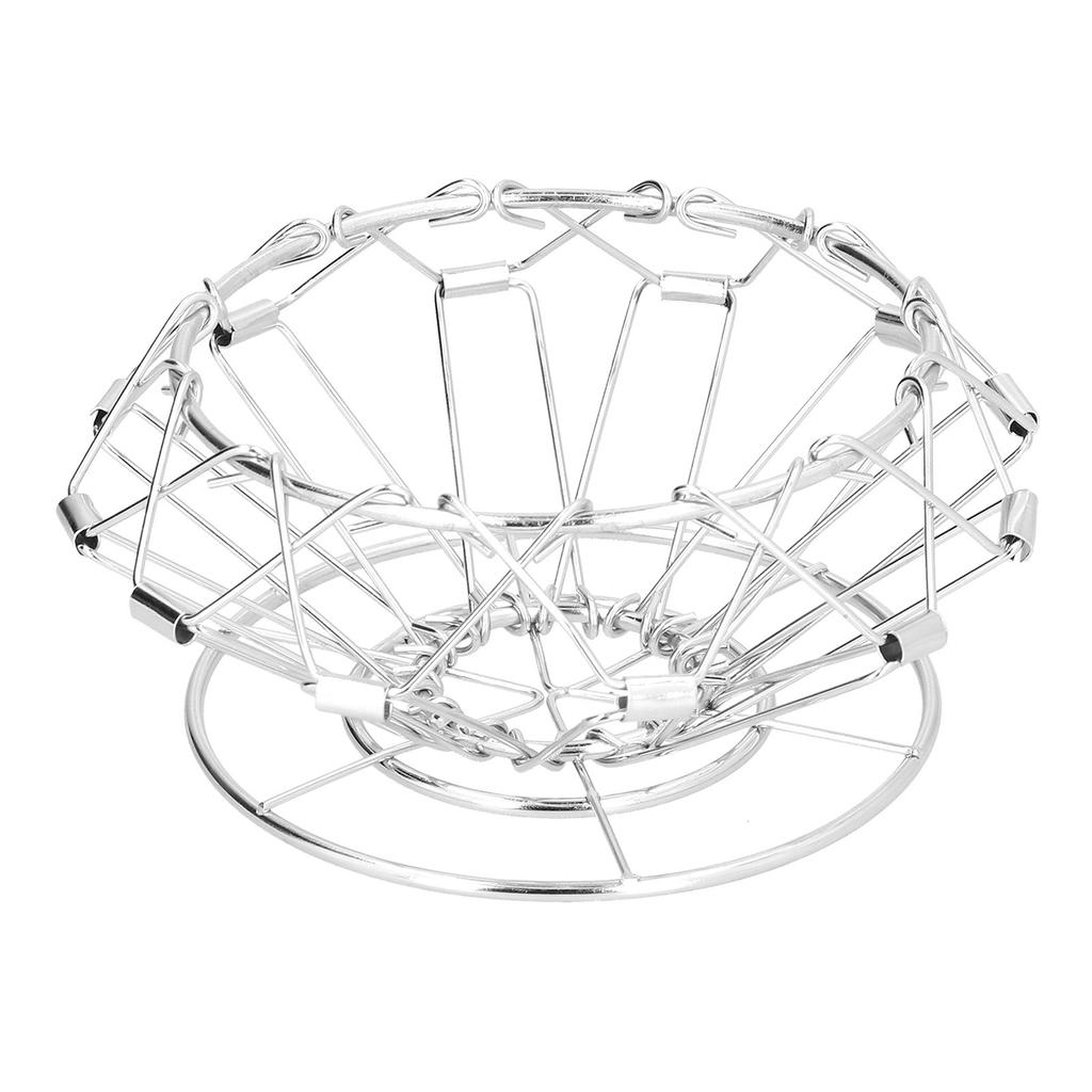 HandMade Coffee Filter Stand DripType 3Holes Foldable Stainless Steel CakeType Coffee Filter Holder(Silver )