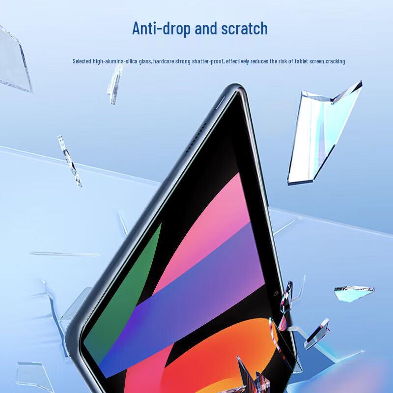 Kalaiao HD Anti-Fingerprint Tempered Glass Screen Protector for Apple iPad