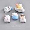 Jiyi Resin Desk Ornaments – Kawaii Usagi Hachiware Sleeping Mini Figures – Cute Shelf Car Decoration Accessories Gift Idea
