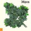 36pcs Realistic Fake Tree Branches and Leaves Heavy-Duty Plastic Greenery with Lush Dark Green Foliage Indoor/Outdoor Decoration