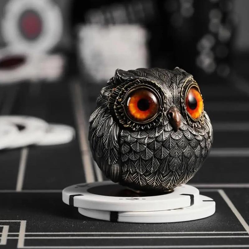 Realistic Owl Animal Figurines With Big Eyes Cartoon Cute Owl Ornaments Mini Intricate Feathers Owl Statue Home Decor
