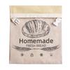 Cotton Bread Bag with TPU Lining And Buckle Design Storage Bag Keeps Bread Fresh Longer Reusable Keeper Bag for Store
