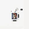 8pc Stray Kids Member Keychain Cute Polaroid Style Real Photo Figure Holding SKZOO Doll Pendant Keyring for Bags, SKZ Merch STAY Fans Collection Gift