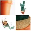 1 Set Kombinationstyp Untersetzer Tischsets Kaktus DIY Rutschfest Hitzebeständig Matte für Getränkehalter Kaffee