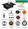 400W Portable Mini Table Saw for Woodworking - Compact Sliding Electric Saw