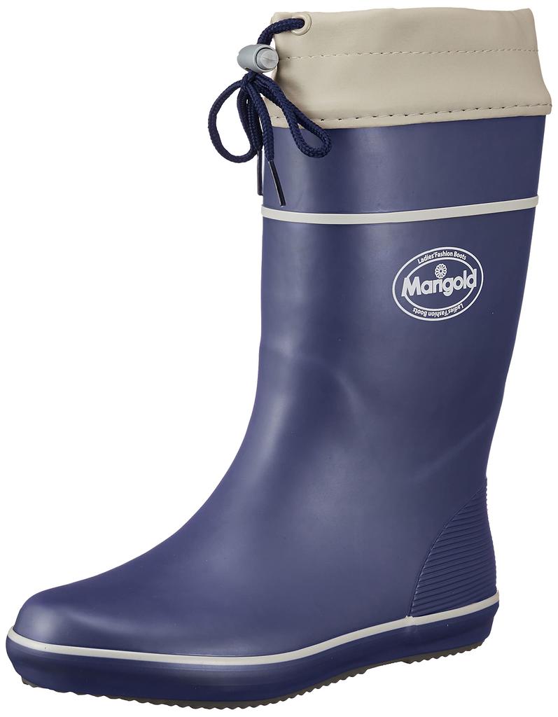Okamoto Navy Work Größe für Landwirtschaft und mit und Keil Damen FC-900 Stiefel, 23,5cm, Gartenarbeit, Schnelltrocknend, Schweißableitendes Futter, Einlegesohle.