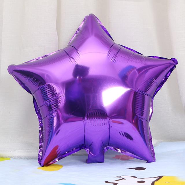 6 STK 10/18 tommer femspissede stjerne aluminiumsfolieballonger Rose gullballong Barn Voksen Bursdagsfest Bryllupsdekor