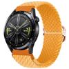 22mm Nylon-Schlaufenarmband für Samsung Watch 46mm/Gear S3/3/4/5/6/7/Huawei Watch GT/2/3/GT5 Pro 46mm Geflochtenes Armband für Amazfit GTR