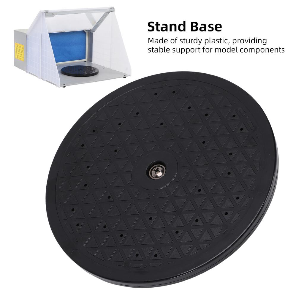 HS-E13 Airbrush Drehteller 360° 7,5 Zoll Durchmesser Modellhalter Hobby Kabinenteile für Farbspritzen Bastelprojekte Modellieren
