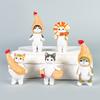 Mofusand Cute Cat Fried Shrimp Seafood Series Model Set Desktop Ornament For Collectors And Gift Enthusiasts