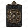 Auspicious Mandala Thangka Pendant: Genuine Treasure Spitting Series, Large 5x7 Box for Car or Gau Display.