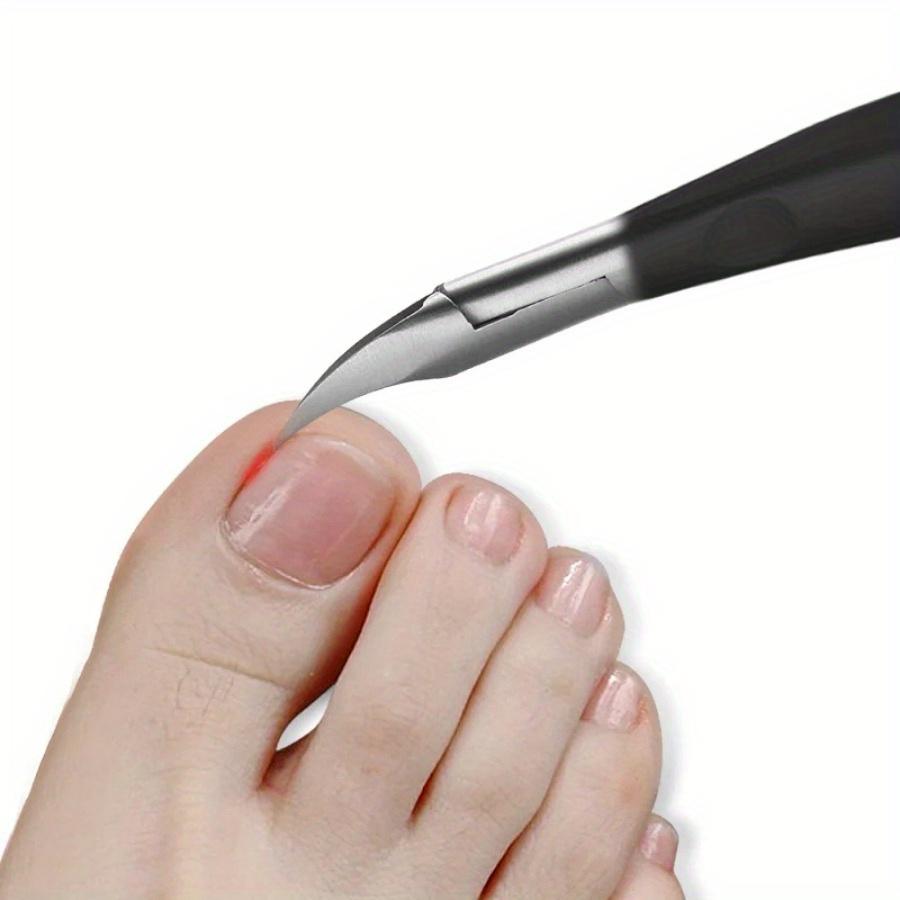 1SET Improved Stainless Steel  Nail Clippers and Nail Seam Pick Set  Trimmer Ingrown Pedicure Care Professional Cutter Nipper Tools Feet Toenail