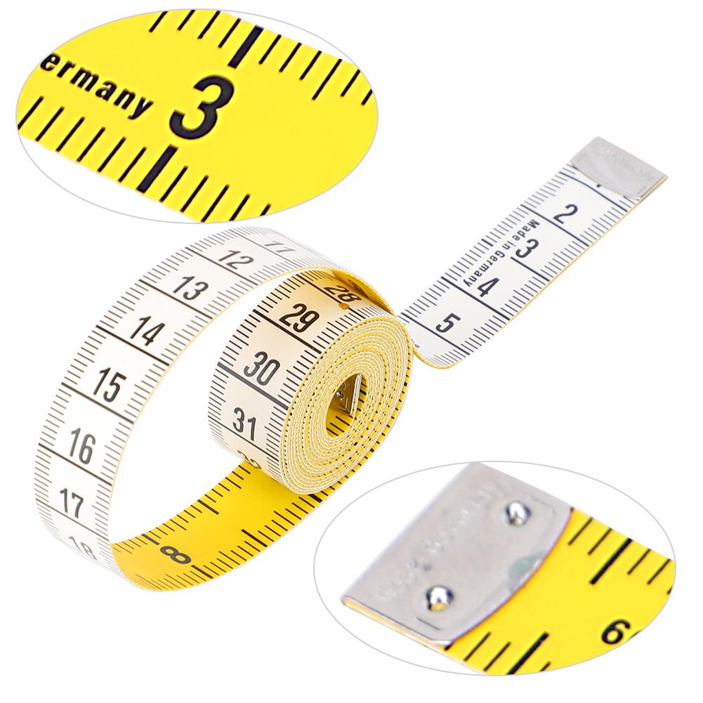 10 Pcs Tape Measure PU Material Soft Measuring Ruler 150cm 60in for Multiple Purposes
