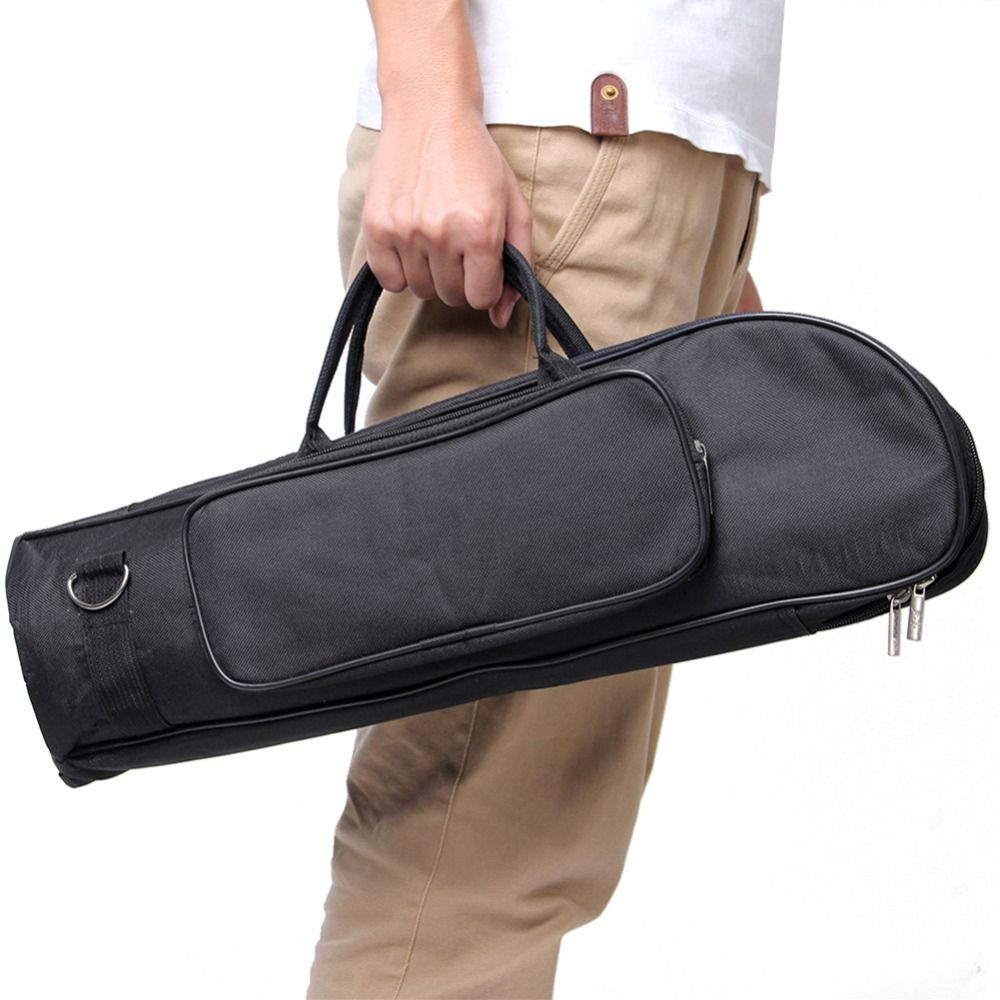 with Zippers Trumpet Carrying Case Padded Interior Trumpet Instrument Bag Performance Use