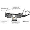 Swimming Goggles Waterproof Anti Fog Mirrored Swimming Goggles UV Protection Swimming Training