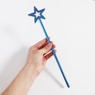1Pc Kids Festival Fairy Stick: Plastic Star Wand Costume Accessory for Themed Party Cosplay Supply