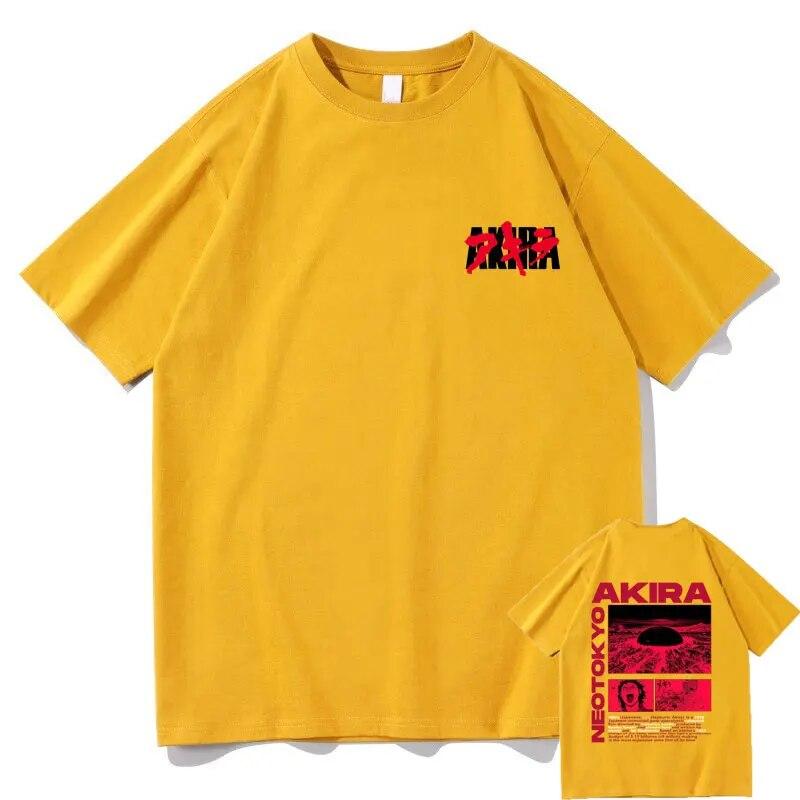 Anime Akira T Shirt Science Fiction Movie Unisexga Shotaro Kaneda Tshirt Vintage Tops Unisex Women Fan Gift Tees Unisex Oversized T-shirt
